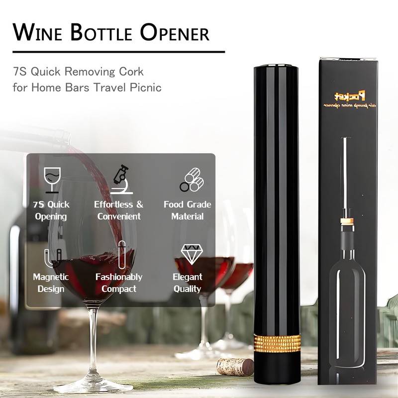Mini Wine Opener | Travel Portable Pocket Air Pressure Pump