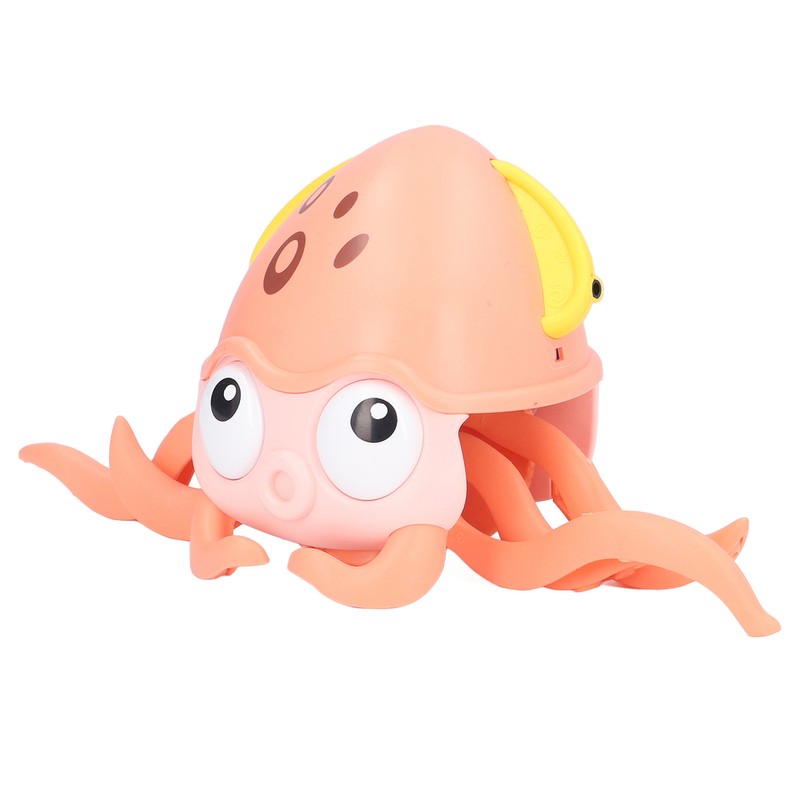 Octopus Bath Toys Electric Sensor Amphibious Floating Crawling Octopus Bathtub