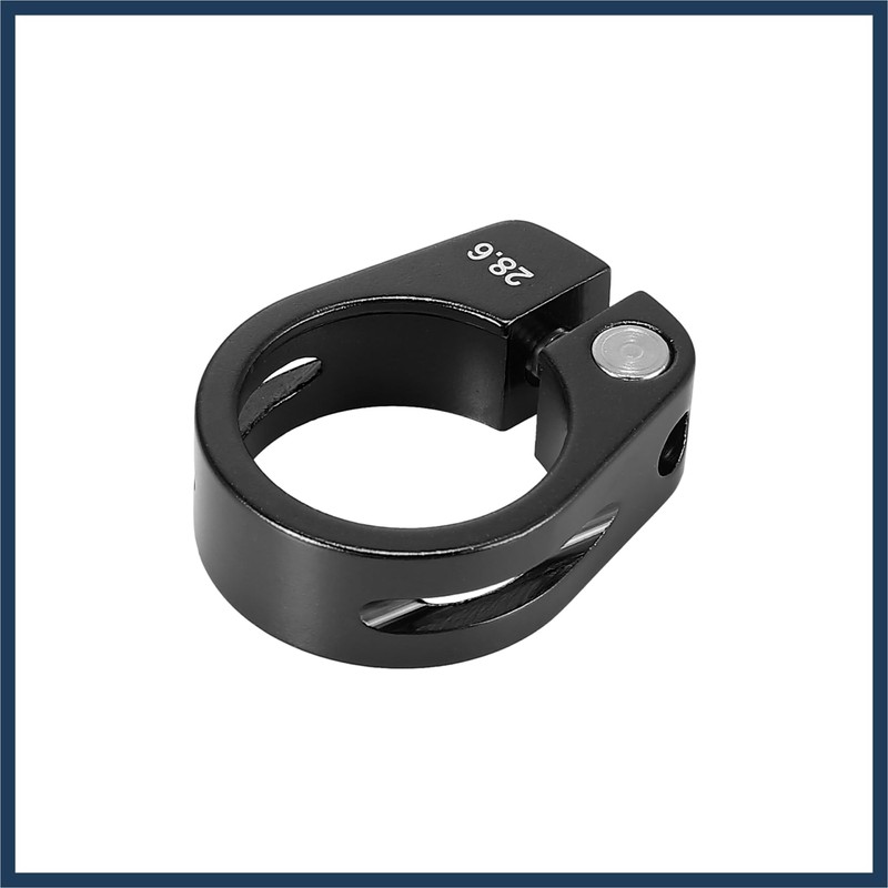 INFINAUTO 28.6mm Aluminium Alloy Bicycle Seat Post Clamp Seat Post