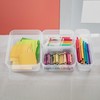 Sterilite 13538608 Narrow Storage Trays with Sturdy Banded Rim and