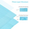 50pcs Disposable Nail Mats Foldable Nail Paper Towels for Table
