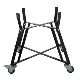 Dracarys Rolling Cart for XLarge Big Green Egg Accessories, Powder Coated Steel Outdoor Cart with 3-Inch Locking Casters, Easy to Assemble