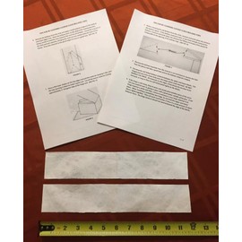 Cuckoo Clock Parts Paper Bellow Recovery 12”x2” inch with Instructions