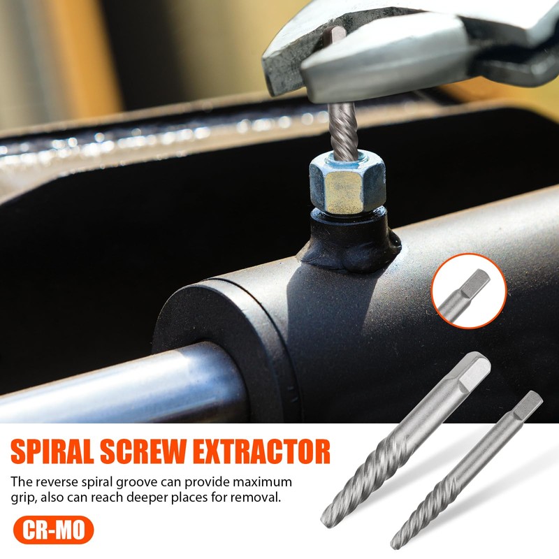 Coobeast 18pcs Screw Extractor Set and Left Hand Drill Bits