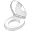 Aünsffer Raised 2.91'' Toilet Seat Elongated, Toilet Seat Riser for