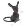 HomArt 3542-2 Mouse Figurine, Black, 3.50-inch High