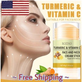 Rozino Tumeric & Vitamin C face neck INFLAMMATION SKIN Firming Stick with Shea Butter