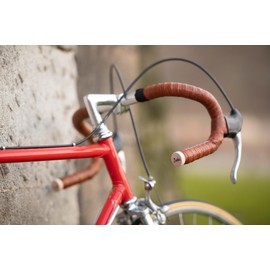 Gusti Studio Handlebar Tape Leather with Cork Fausto C. Road Bike, brown, 80 cm
