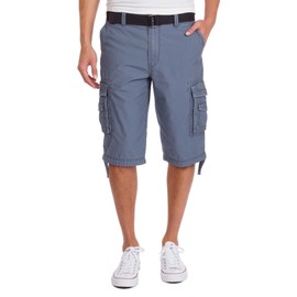 Unionbay Men's Cordova Belted Messenger Cargo Short - Reg and Big and Tall Sizes, Cruiser, 34