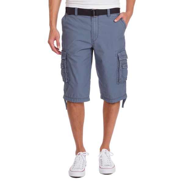 Unionbay Men's Cordova Belted Messenger Cargo Short - Reg and