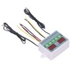 Dual Temperature Controller Waterproof Digital Thermostat with Data Storage for