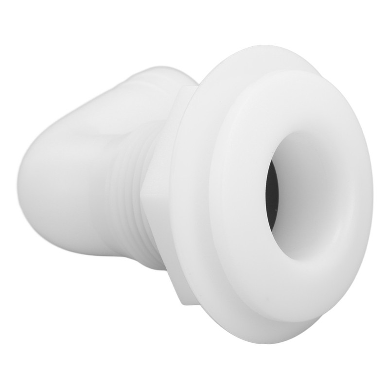 Marine Thru Hull Connector Leakproof Ergonomic Reliable Rugged 90° Thru