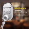 Bravex Keyless Entry Door Lock Deadbolt Keypad Mechanical Stainless Steel