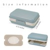 Leakproof Travel Soap Container with Lid Travel Essentials Soap Case