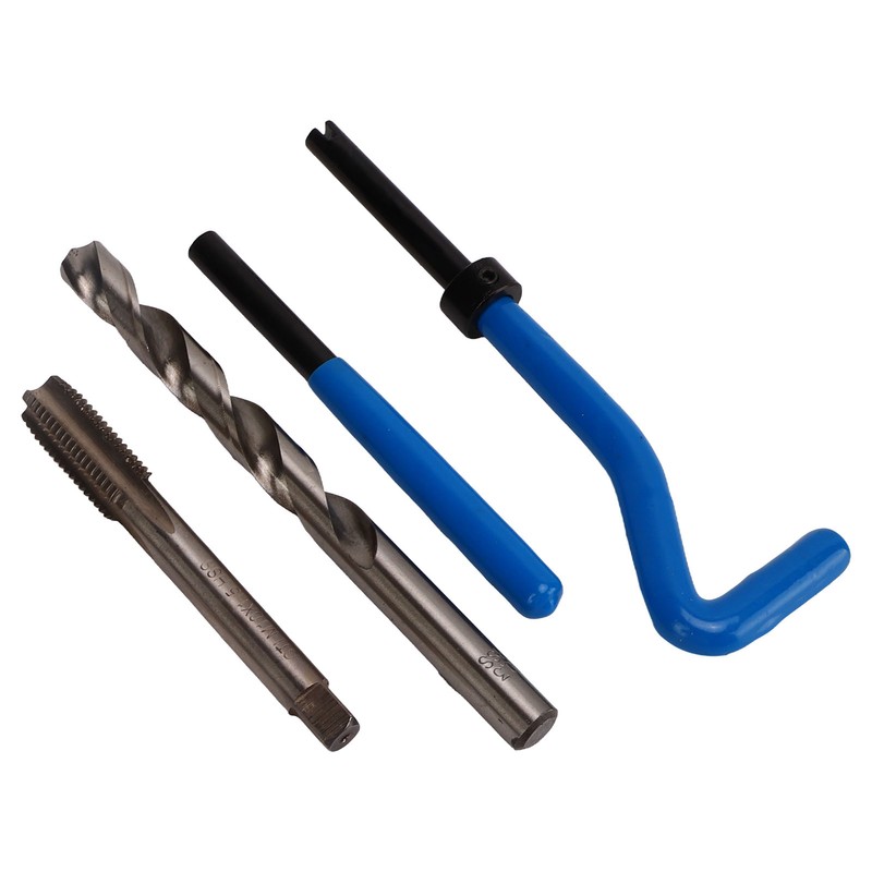 Thread Repair Coil Inserts Kit High Speed Steel Universal Auto