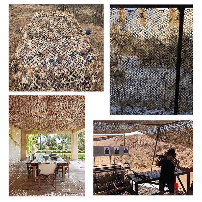 TENCEN Camouflage Net, Camouflage Pattern, Ghillie Net, Sunshade, Ventilation, Blinder,