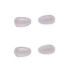 NicelyFit Clear Clip-on Nose Pads for Oakley Glass Frames Keel