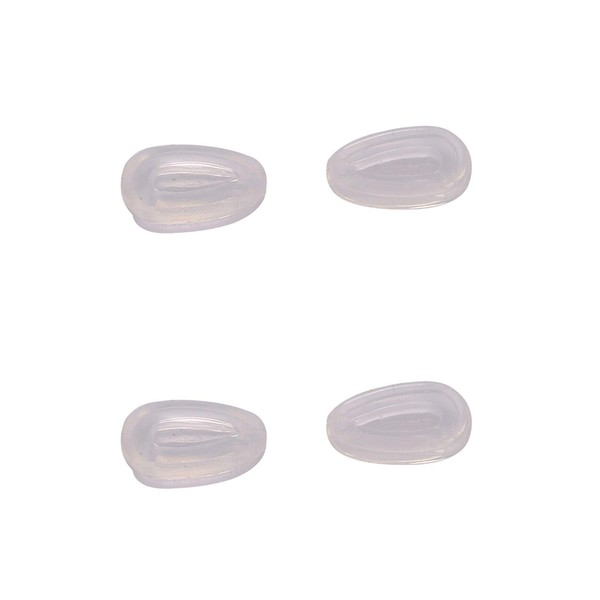 NicelyFit Clear Clip-on Nose Pads for Oakley Glass Frames Keel