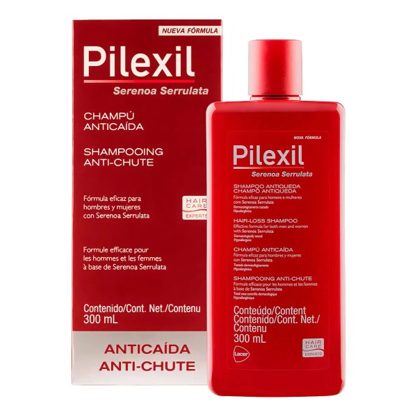 Pilexil Shampoo para cuidado Anticaída del cabello 300 Ml Con