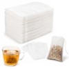 Huglux 100 Pack Tea Filter Bags with Drawstring, 7 x