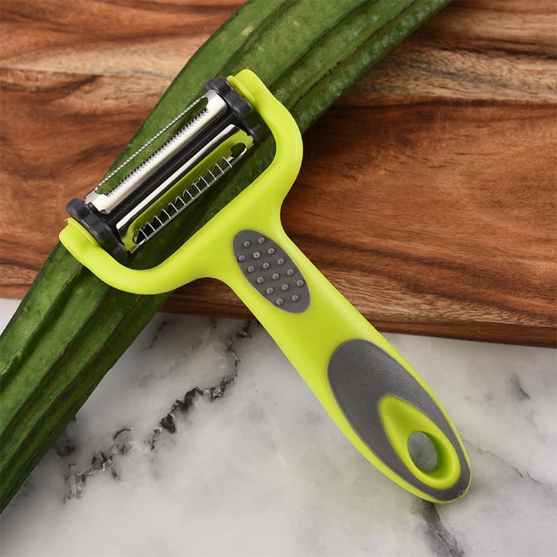 2 Pcs 3 in 1 Vegetable Peeler Multifunction Fruit Peeler