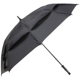JEF World of Golf 42-Inch Umbrella (Black)