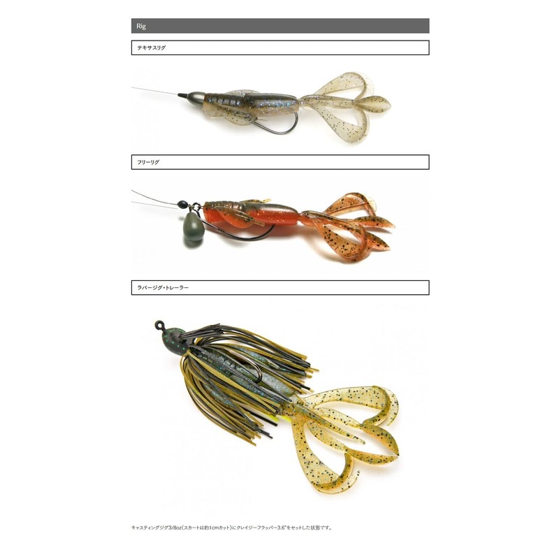 Keitech Crazy Flapper Fishing Bait, 2.8 inches, #101 Green Pumpkin