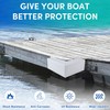 Dock Corner Bumpers,PVC Boat Dock Fenders with Stainless Steel Screws,Boat