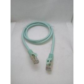 Unbranded Aqua Cat6 Cable 5ft Shielded