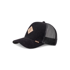 Djinns - Waffle Cord Trucker Cap Mesh Cap Hat Cap Hat Caps, black