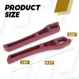 Hovom 2PCS Car Seat Gap Filler Organizer, Multi-purpose Automotive Seat Gap Storage Organizer for Key Phone Card, Auto Seats Crevice Filler Stop Things from Dropping, Car Accessories (Red)