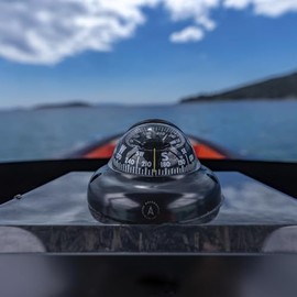 Autonautic - Surface Mount Compass - Suited for use in a Rib or Dinghy