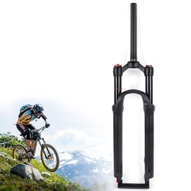 SEANESZTI 26 inch MTB Suspension Fork Mountain Bike Forks, 120mm Travel, 28.6mm Straight Tube, Ultralight Alloy Suspension Fork Barometric Rebound Suspension Fork