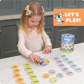 Bluey Wooden Charades 29-Piece Activity Toy Playset