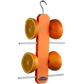 Kettle Moraine Recycled Double Oriole Orange Fruit Stick Feeder