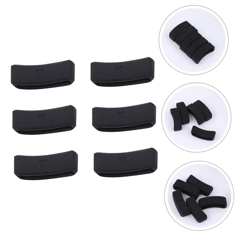 Mikinona 6pcs Strap Loop Rings Keeper Retainer for Skid Watch