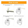 100 PCS Disposable Glue Rings, Lash Glue holder, Glue Rings