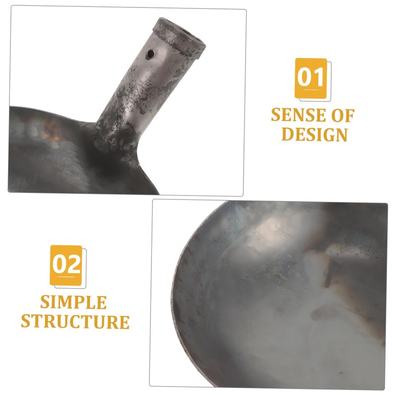Mipcase Metal Dung Cleaning Shovel Heavy Duty Metal Ladle for