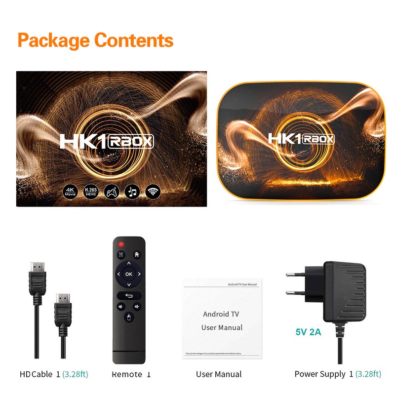 HK1 RBOX R1 Smart TV Box Android 11.0 UHD 4K