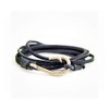 Caiyao Fish Hook Leather Wrap Braided Bracelet Multi-layer Handwork Punk