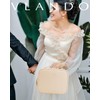 Vlando Large Capacity Travel Cosmetic Bag - Makeup Bag, PU
