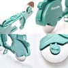 KASESSS Motorcycle Pizza Cutter, Funny Stainless Steel Plastic Pizza Roller,