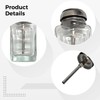 Clear Pump Dispenser Bottle (2 Pcs), 6 oz 180 ml