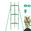 Tomato Plant Support Cages, 48 inches, 3 Pack, Garden Trellis