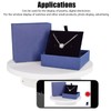Rotating Display Stand White Plug in Remote Control Load Bearing