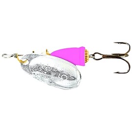 Blue Fox Classic Vibrax 05 Painted 7/16 (Silver/Hot Pink , Size- 3.13)