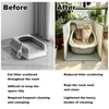 Cat Litter Box Enclosure Splash Guard, Waterproof Litter Box Cover