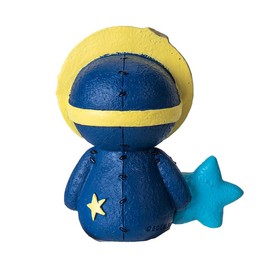 Pacific Giftware Luno Furrybones Collectible Figurine Signature Skeleton in Moon Costume with Blue Star Friend Home Decor and Unique Gift 3.03" Tall