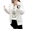 Azurte Women's Lace Cardigan, 2 Colors, M-2XL, Sheer, Short Length