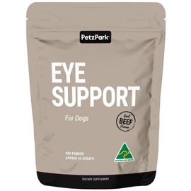 Petz Park Eye Support for Dogs - Made in Australia - Cataracts in Dogs, Dog Conjunctivitis, Dog Eye Infection Supplement - 90g